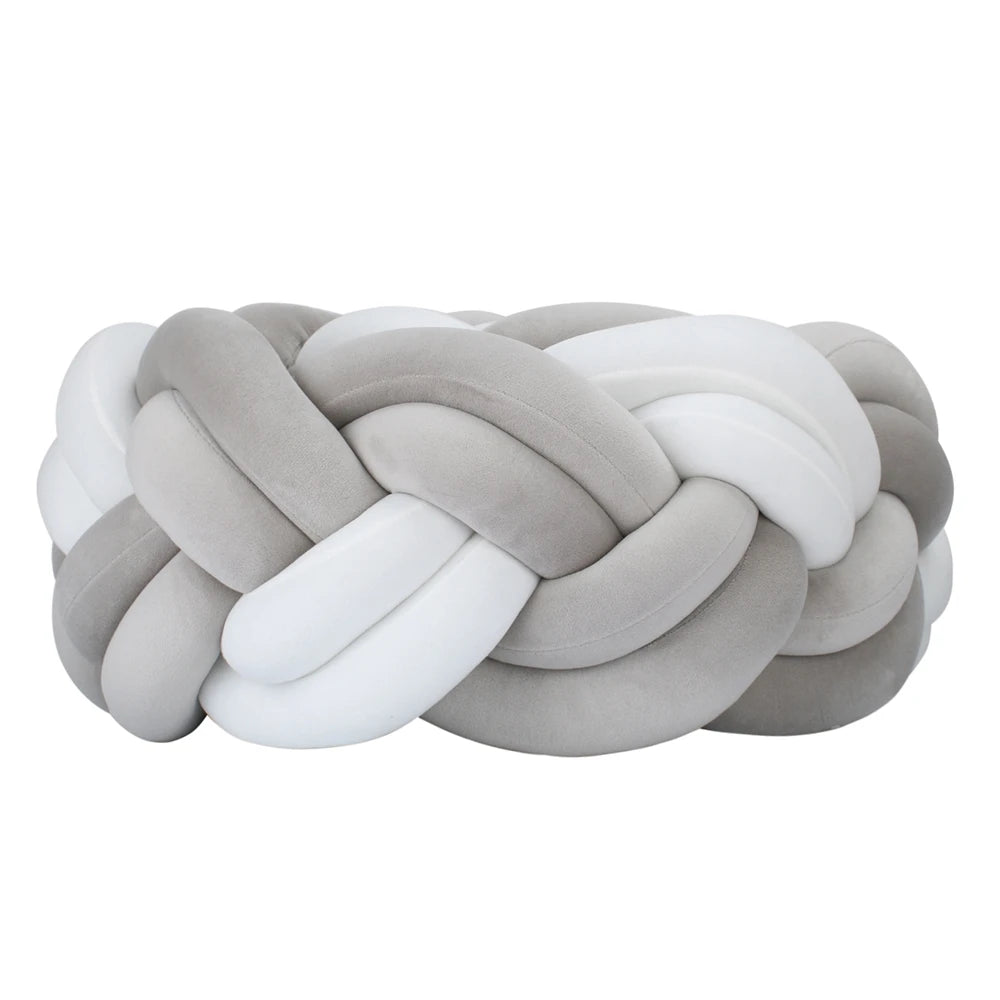 tresse de lit 3m quatre branche gris blanc