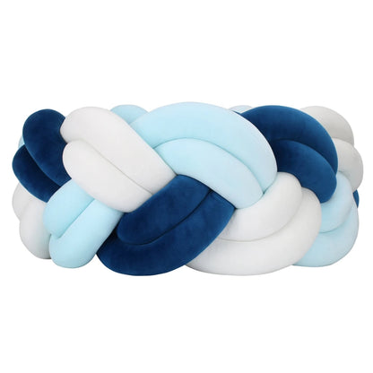 tresse de lit 4m quatre branches bleu marine bleu blanc