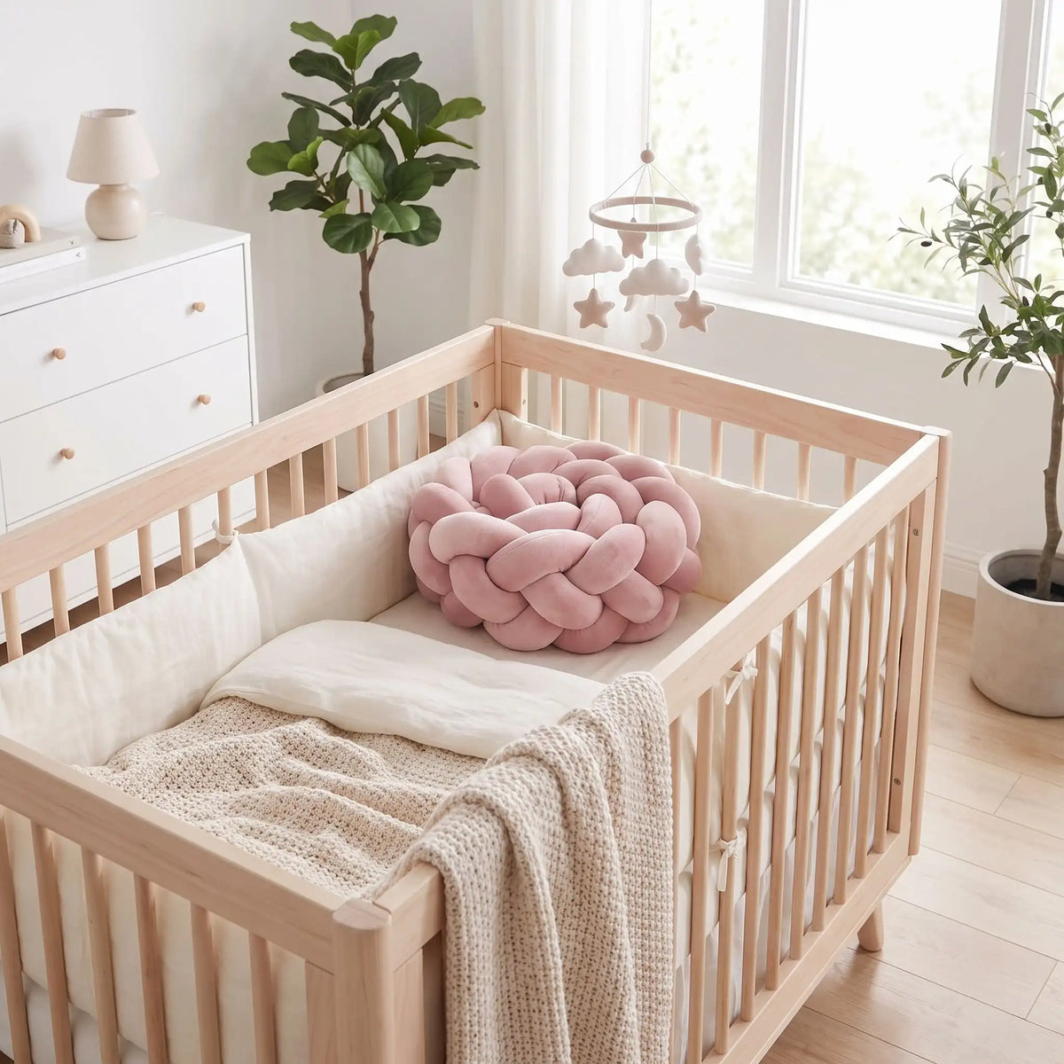 tresse de lit terracotta pour bébé