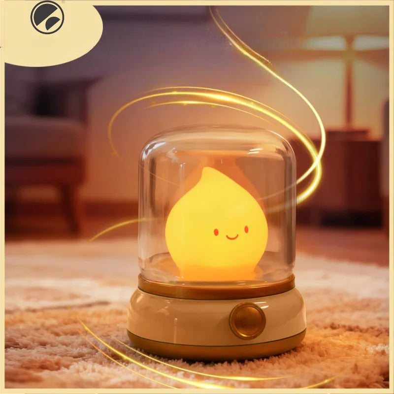 veilleuse bébé jaune