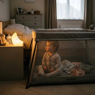 Veilleuse bébé lune lumière douce
