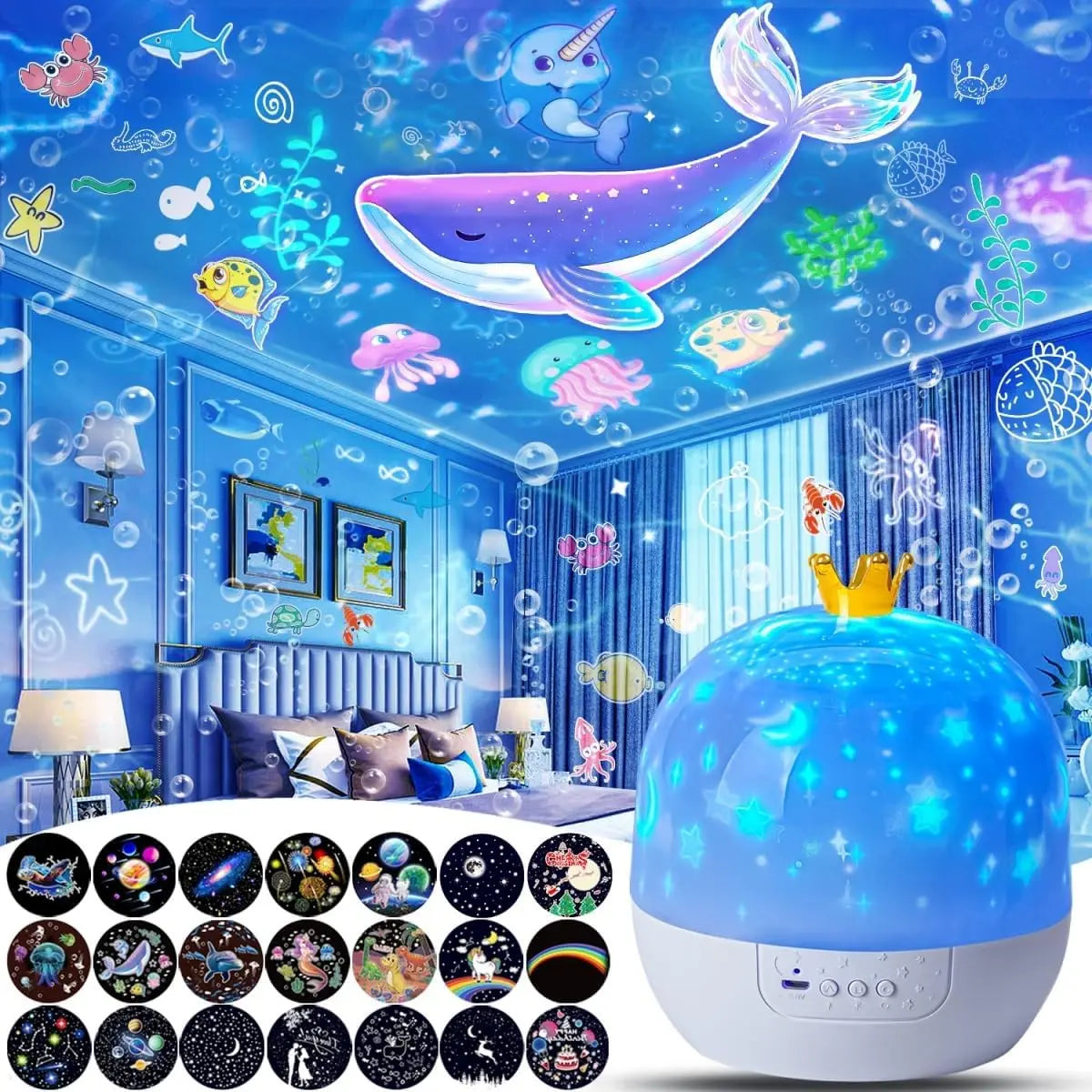  veilleuse bébé projection plafond 