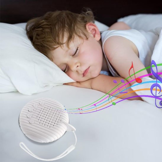 Veilleuse bruit blanc bébé dort paisiblement