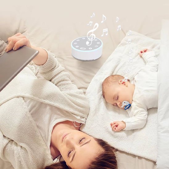 Veilleuse bruit blanc pour détente bébé 